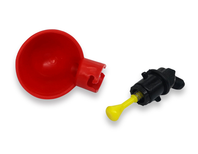 Herramientas de granja de animales, gallinero automático para aves, cuenco para beber agua de aves de corral, bebedero de pezón de plástico para pollos y aves, goteo 6