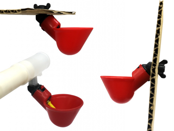 Herramientas de granja de animales, gallinero automático para aves, cuenco para beber agua de aves de corral, bebedero de pezón de plástico para pollos y aves, goteo 7