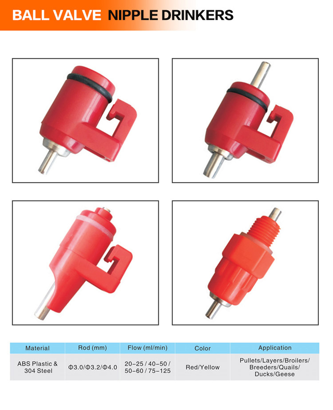 Proveedor de consumición 8 del bebedor de la entrerrosca del sistema del pollo automático de las aves de corral