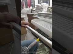 bebedor gemelo de la entrerrosca de la cerradura del ala doble para la consumición del pollo de las codornices del pájaro de la capa de la parrilla de las aves de corral